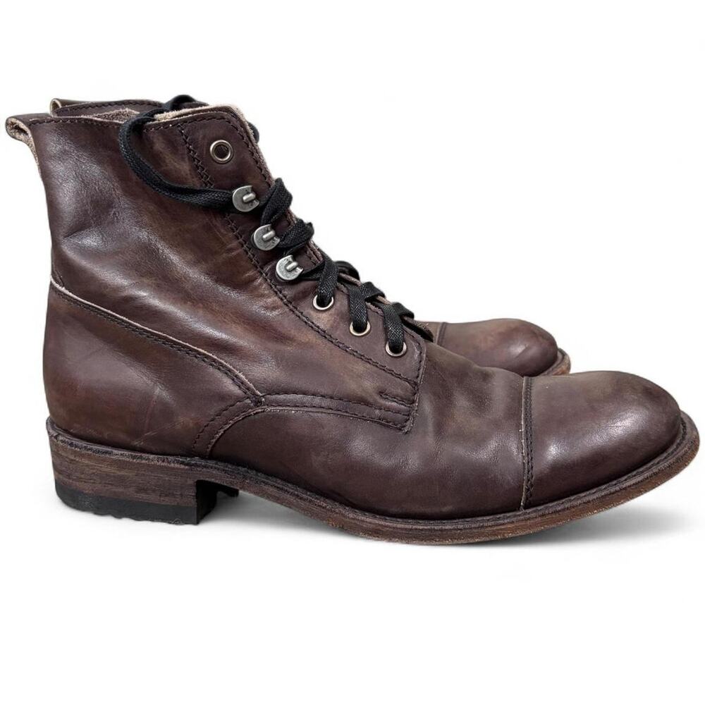 Sendra Leather Goodyear Welt Lace Up Ankle Boots Men’s Sz 9.5 Designer Workwear